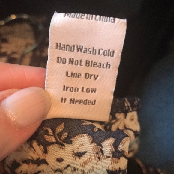 Blu Pepper Sheer Boho Tunic Top Sz S - Picture 9 of 9